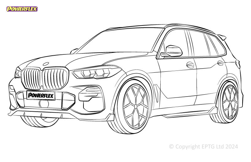 Silentblock Powerflex BMW X5 G05 (2018-)Array
