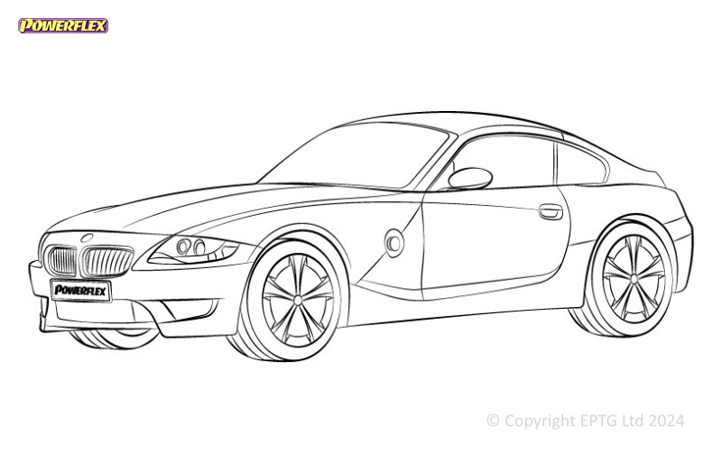 Silentblock Powerflex BMW Z4M E85 & E86 (2006-2009)Array