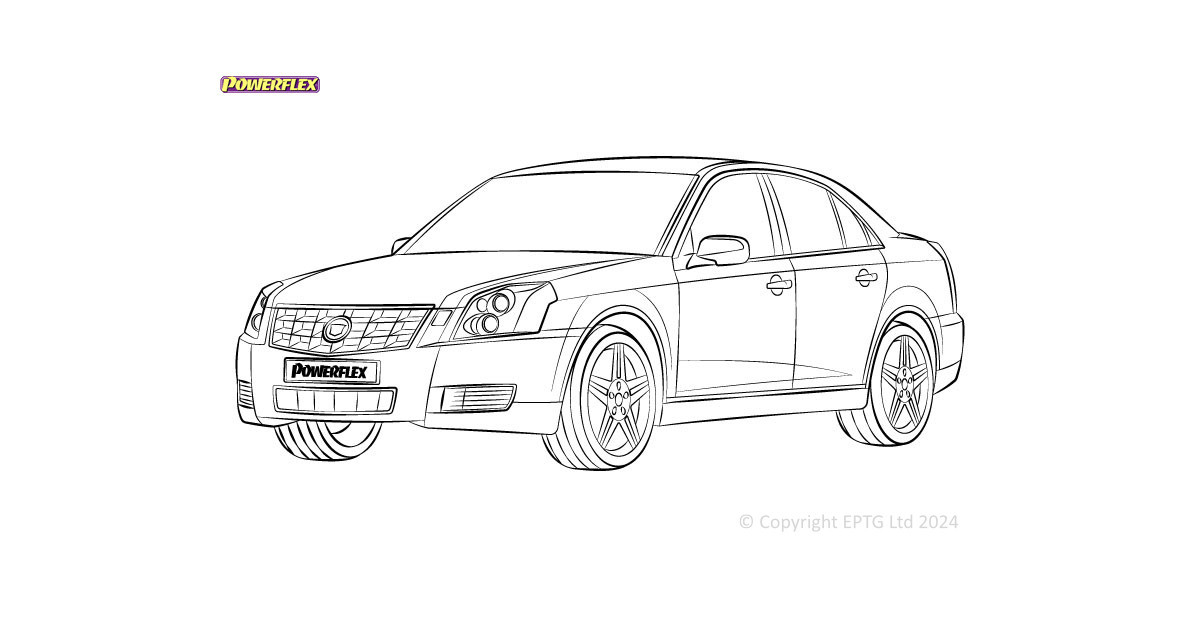 Silentblock Powerflex Cadillac BLS (2005 - 2010)