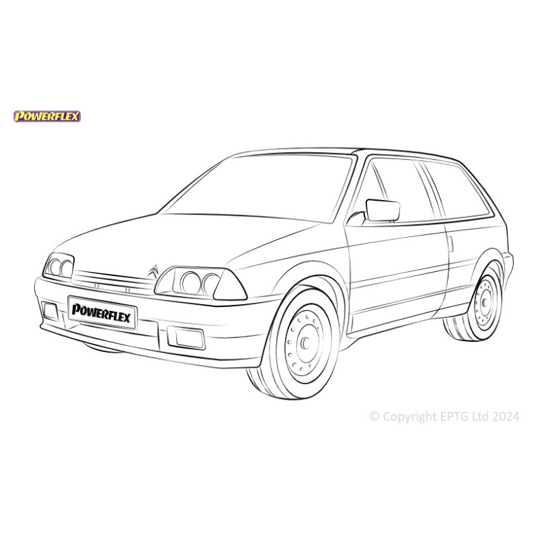 Silent Bloc Powerflex Citroën AX Mk1 & 2 (1986-1998)Array
