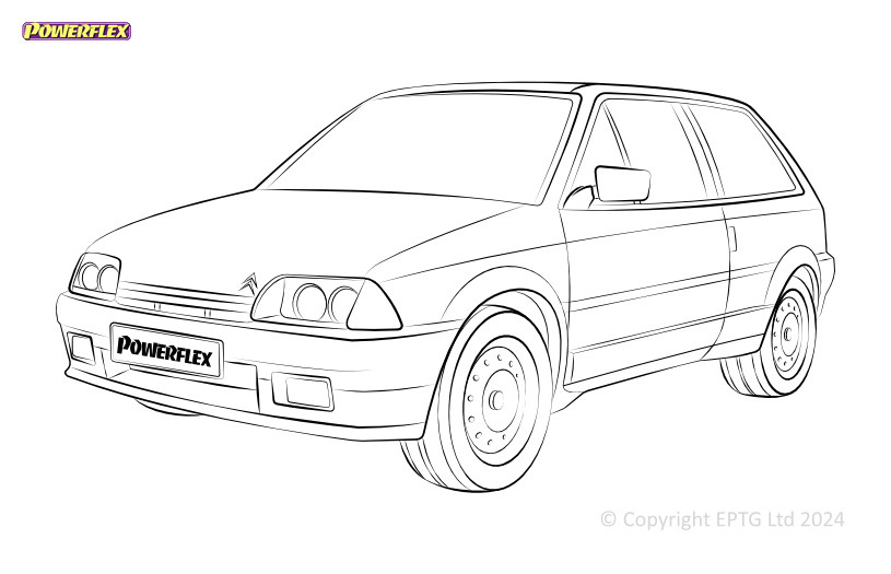 Silentblock Powerflex Citroen AX Mk1 & 2 (1986-1998)Array