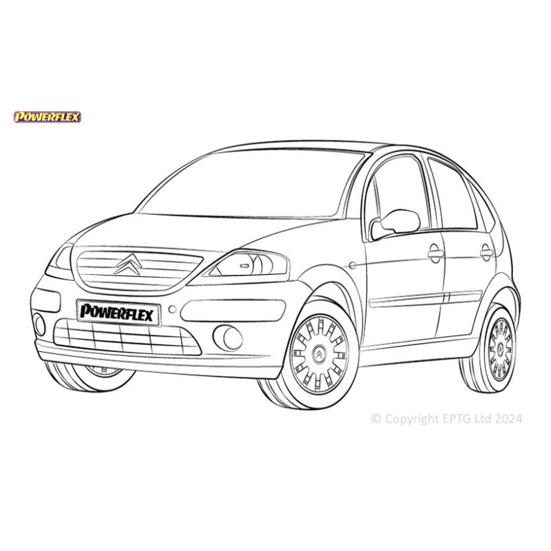 Silentblock Powerflex Citroen C3 (2002-2010)Array