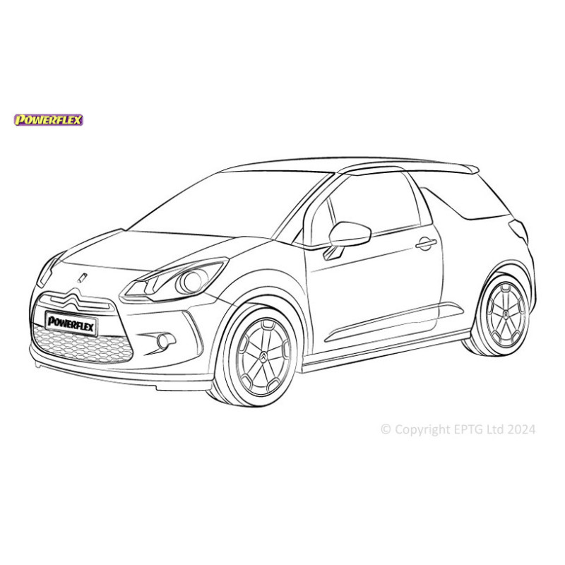 Silentblock Powerflex Citroen DS3 (2009 - 2019)Array