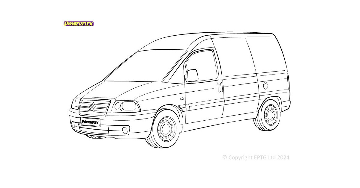 Silentblock Powerflex Citroen Jumpy / Dispatch (1995 - 2007)