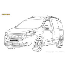 Silent Bloc Powerflex Dacia Dokker (2012-)