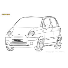 Silentblock Powerflex Daewoo Matiz M100 & M150 (1998-2008)