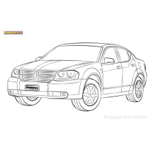 Silentblock Powerflex Dodge Avenger (2007 - 2011)