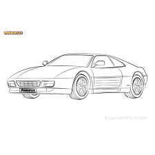 Silent Bloc Powerflex Ferrari 348 (1989 - 1995)