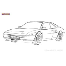 Silent Bloc Powerflex Ferrari Mondial T (1988 - 1993)