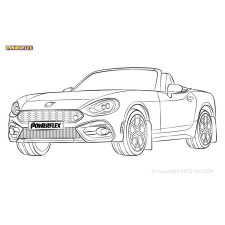 Silent Bloc Powerflex Fiat 124 Spider, incl. Abarth (2016-)