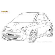 Silent Bloc Powerflex Fiat Abarth 500/595/695 (2007-)