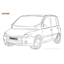 Silent Bloc Powerflex Fiat Multipla (1998 - 2007)