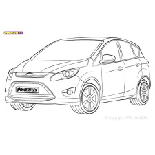 Silent Bloc Powerflex Ford C-Max / Grand C-Max MK2 (2011 - 2019)