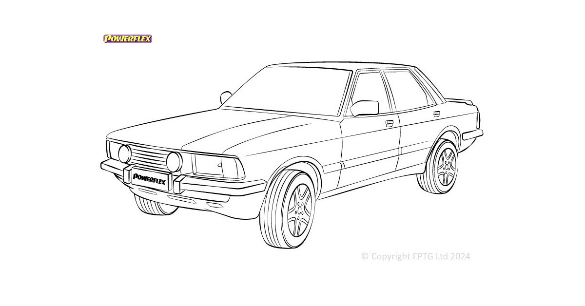 Silentblock Powerflex Ford Cortina Mk4,5 (1976-1982)