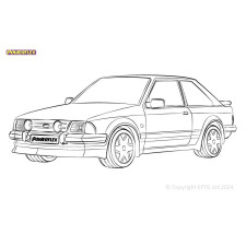 Silentblock Powerflex Ford Escort RS Turbo Séries 1 (1984 - 1986)