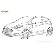 Silentblock Powerflex Ford Fiesta MK8 ST 200 (2017-)