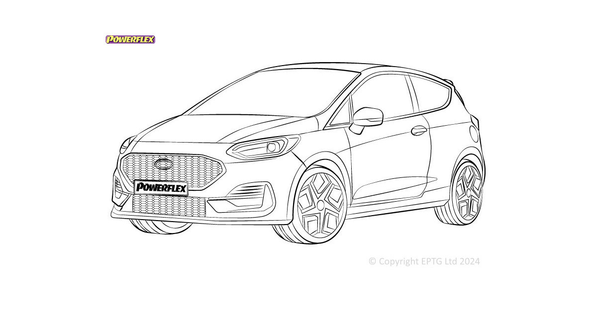 Silentblock Powerflex Ford Fiesta MK8.5 ST 200 Facelift (2021-)