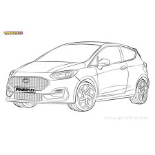 Silentblock Powerflex Ford Fiesta MK8.5 ST 200 Facelift (2021-)