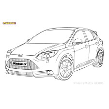Silentblock Powerflex Ford Focus Mk3 ST (2012-2018)