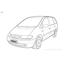 Silentblock Powerflex Ford Galaxy MK1/MK2 (1995 - 2005)