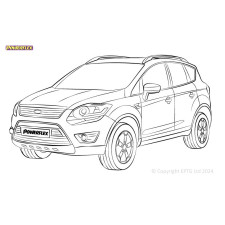 Silent Bloc Powerflex Ford Kuga (2007-2012)