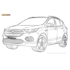 Silentblock Powerflex Ford Kuga MK2 (2012-2019)