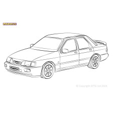 Silent Bloc Powerflex Ford Sierra, incluindo Sapphire não Cosworth (1982-1994)