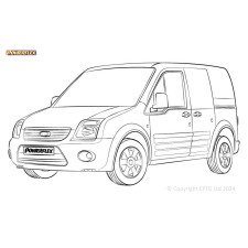 Silentblock Powerflex Ford Transit Connect Mk1 (2002-2013)