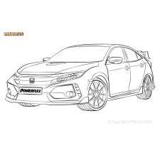 Silent Bloc Powerflex Honda Civic MK10 FK8 Type-R (2017 - 2021)