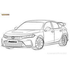 Silentblock Powerflex Honda Civic MK11 FL5 Type-R (2022-)