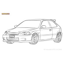 Silent Bloc Powerflex Honda Civic Mk6 EJ-EK & Ballade (1995-2005)