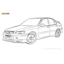 Silentblock Powerflex Honda Civic Mk6 MA-MC inc Aerodeck & Domani (1995-2005)