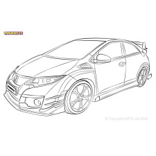 Silent Bloc Powerflex Honda Civic Mk9 FK2 Type-R (2015 - 2017)