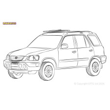 Silentblock Powerflex Honda CR-V Mk1 (1995-2002)