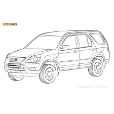 Silentblock Powerflex Honda CR-V Mk2 (2001 - 2006)