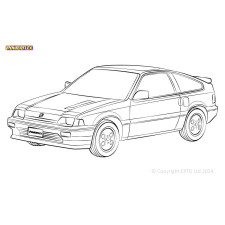 Silent Bloc Powerflex Honda CR-X Mk1 (1983-1987)