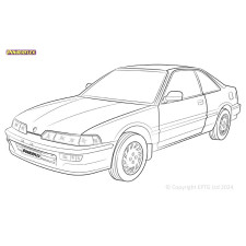 Silentblock Powerflex Honda Integra Mk2 DA (1989-1993)