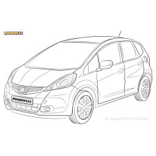 Silent Bloc Powerflex Honda Jazz / Fit GE (2007 - 2014)