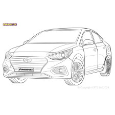 Silentblock Powerflex Hyundai Accent LC (1995 - 2005)