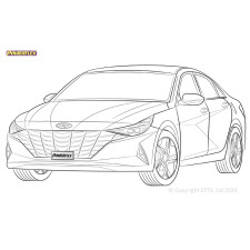 Silentblock Powerflex Hyundai Elantra AE/CN7 inc N (2020-)