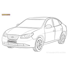 Silentblock Powerflex Hyundai Elantra GT FD (2007 - 2011)