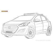 Silent Bloc Powerflex Hyundai Elantra GT GD (2012 - 2015)