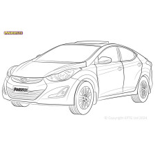 Silent Bloc Powerflex Hyundai Elantra MD/JK (2010 - 2014)