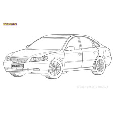 Silent Bloc Powerflex Hyundai Grandeur TG/HG (2005 - 2015)