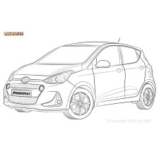 Silentblock Powerflex Hyundai i10 IA (2013 - 2018)