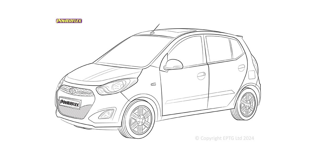 Silentblock Powerflex Hyundai i10 PA (2007 - 2012)
