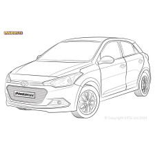 Silent Bloc Powerflex Hyundai i20 GB/IB (2014 - 2019)