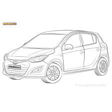 Silent Bloc Powerflex Hyundai i20 PB (2008 - 2013)