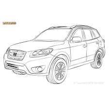 Silent Bloc Powerflex Hyundai Santa Fe CM (2005 - 2011)