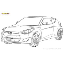 Silent Bloc Powerflex Hyundai Veloster FS (2011 - 2017)